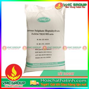 HÓA CHẤT THỦY SẢN SẮT SUNFAT HCVMHT
